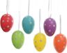 Decoris Kaemingk B.V. 24x Paaseieren Decoratie 9 cm Multi Kleur Kunststof