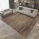 Merkloos Vloerkleed - Decoratief kleed - Woonkamer decoratie - Zacht en antislip - 180x250cm - Bruin Zwart