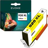 Evoke Yellow Cartouche d'encre pour HP 920XY 920 CD974AE (15ml, 1750 Pages) pour Officejet 6000/6500/6500A/7000/7500/7500A