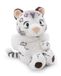 NICI 62411 Knuffeldier sneeuwluipaard Eleni Snowbell, 20 cm, wit