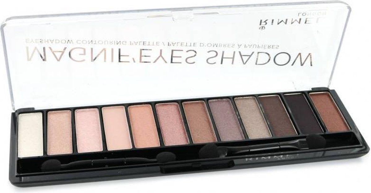 Rimmel London Magnif'Eyes Oogschaduw Palette - 002 London Nudes Calling - Roze
