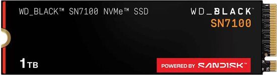 Western Digital WD_Black SN770 1TB - SSD M.2 2280 - PCI Express 4.0 x4 - 7250 MB/s lezen - 6900 MB/s schrijven