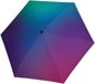 doppler Carbonsteel Slim Mini Printed Pattern Fade Northern Light paraplu veelkleurig