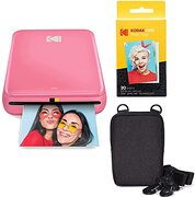 Kodak Step Instant Fotoprinter met Bluetooth/NFC, ZINK-technologie & KODAK-app voor iOS en Android (Roze) Ga bundel