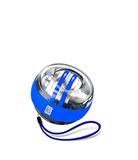 Hi5 Hand- en onderarmtrainer Wristball voor sport en dagelijks gebruik, krachttrainer met rubberen grip en lichtfunctie, blauw