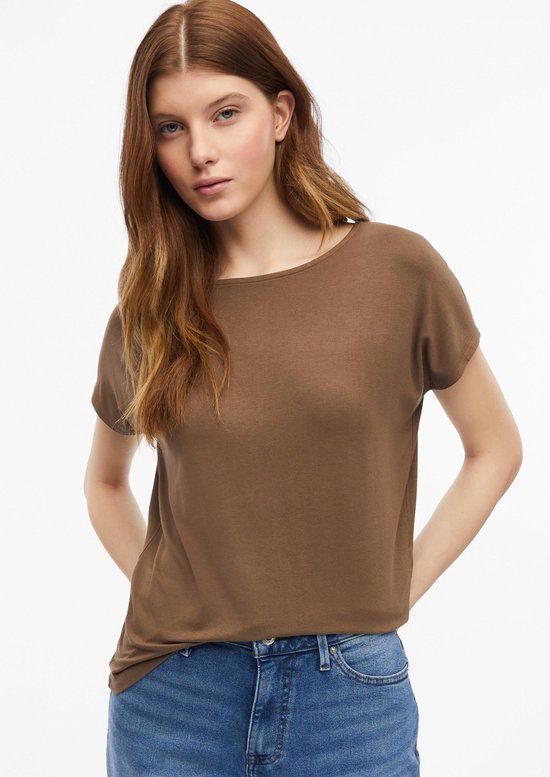 s.Oliver T-shirt Vrouwen Bruin Viscose