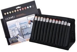 - Copic Classic set Architectuur 12 kleuren + etui