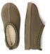 EVERAU Australia Pantoufles en cuir pour femme - Wigeon - Olive - Suède - Taille 36