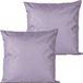 Anna's Collection Coussins d'extérieur - 2x - Lila violet - 60 x 60 cm