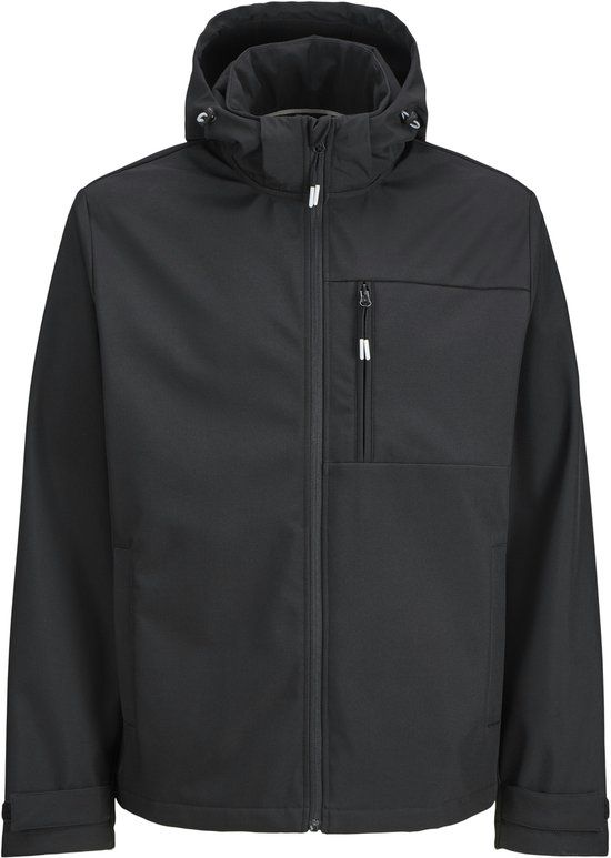 Jack & Jones Hatcher Softshell Jas Heren - Zwart - Maat L