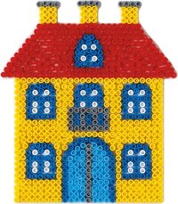 Hama Strijkkralen Grondplaat - Huis - Multi colour