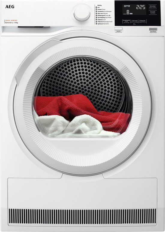 AEG TR78DD32B 7000 SensiDry® Warmtepompdroger - 8 kg - NL/FR