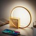 Unyqoos Lampe de chevet LED multifonctionnelle avec réveil et chargement USB