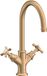 Hansgrohe Waschtischarmatur mit zwei Griffen, Modell 210 Axor Montreux A, 175 mm, mit Prüfzeichen, mit Ablaufstopfen und -kette, in Bronzeausführung