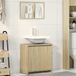 Prolenta Maison Exclusive - Ensemble de meubles de salle de bain 2 pièces en bois composite chêne Sonoma