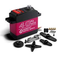 YUNIQUE Digitale Servo DS3240 6V 40KG 180° Rotatie voor Robotica en Modelbouw Roestvrijstalen Aluminium Tandwielen, Auto's en RC Vrachtwagens