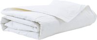 vidaXL Zomer dekbed 155 x 220 cm katoen wit
