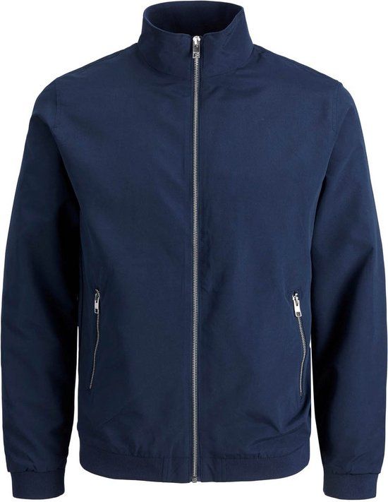 JACK&JONES JJERUSH HARRINGTON BOMBER NOOS Men's Jacket - Size M - Navy Blazer