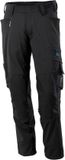 Mascot Advanced Broek met kniezakken 17179-311 - Zwart - C46