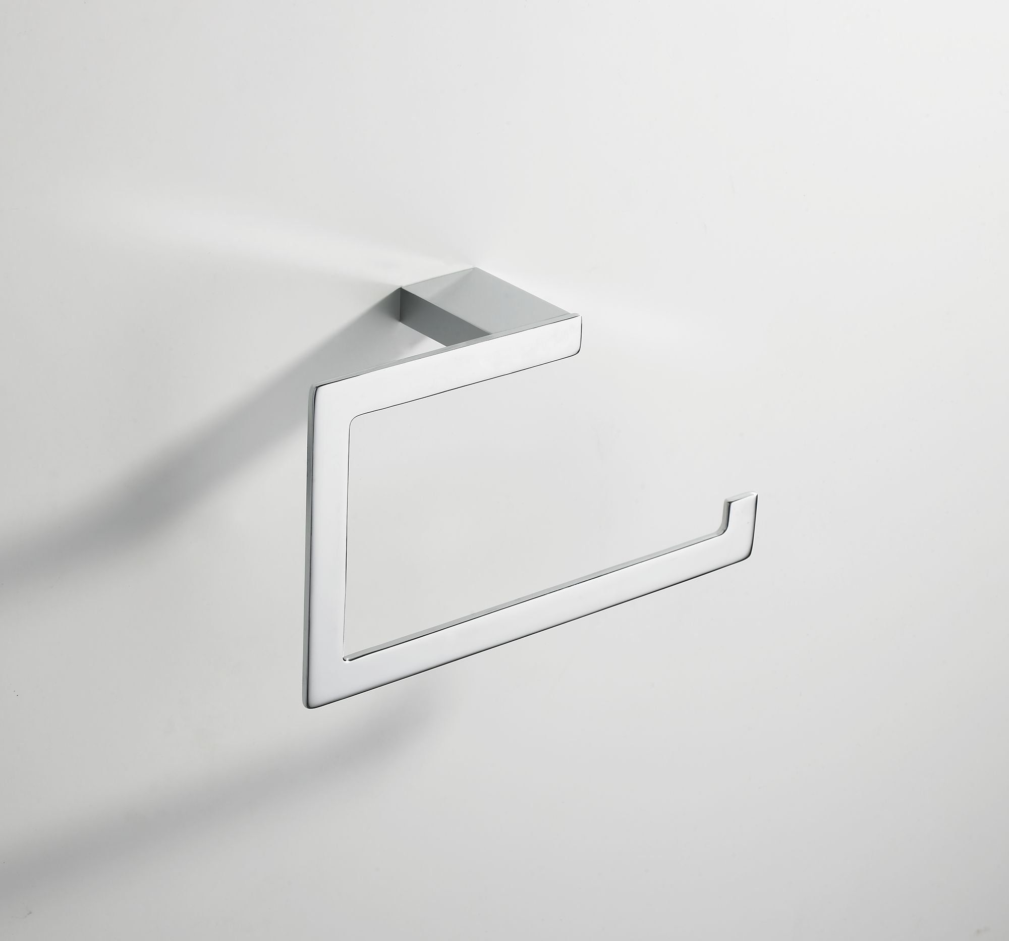 Wiesbaden Mueller Cube handdoekring chroom - 8718503678689