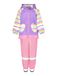 PLAYSHOES Functioneel pak 'Einhorn' azuur / geel / lila / rosa