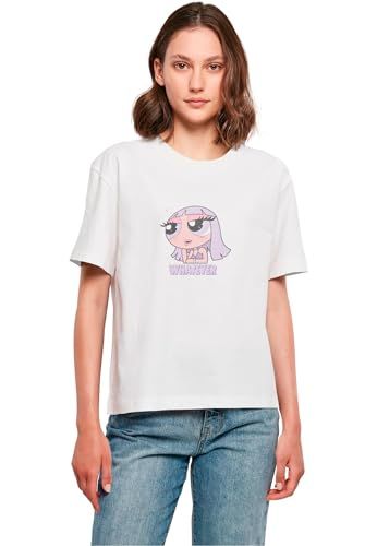 Miss Tee Dames T-shirt Whatever Tee - Wit - 3XL