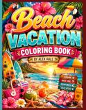 Beach Vacation Coloring Book