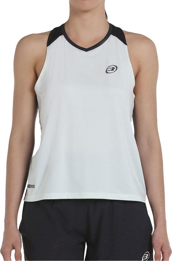 BULLPADEL PINOR SLEEVELESS T-SHIRT FOR WOMEN WHITE XXL