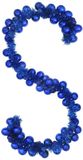 vidaXL Kerstbal Guirlande LED's Blauw 186 cm Polystyreen