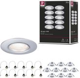 Paulmann Inbouwlamp Set van 10 star rond 90 mm GU10 max. 10x10W 230V Chroom mat