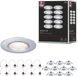 Paulmann Inbouwlamp Set van 10 star rond 90 mm GU10 max. 10x10W 230V Chroom mat