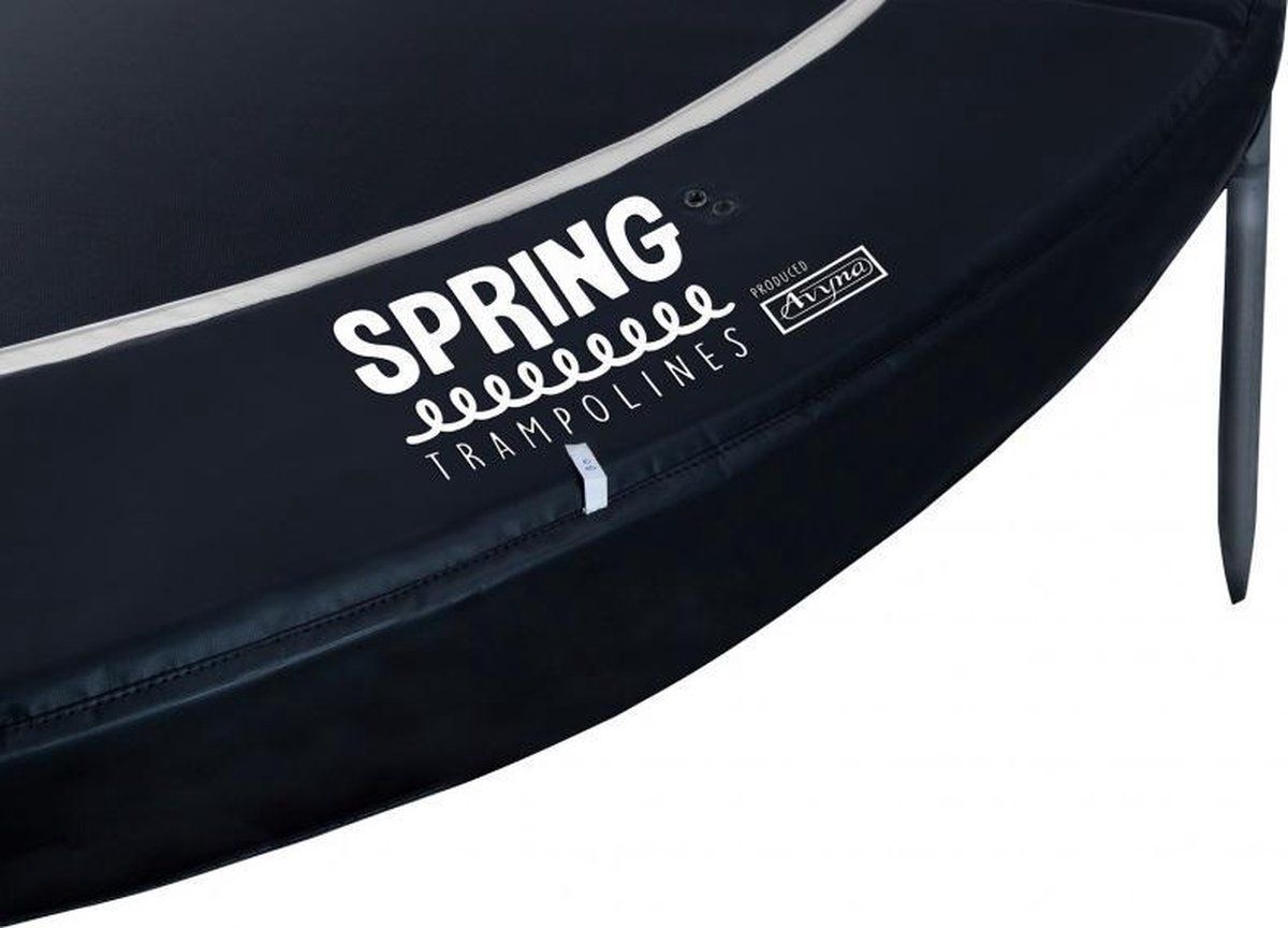 Avyna / Spring Universele Beschermrand 245cm Heavy Duty voor trampoline Ø (8ft) - Zwart - Black Edition