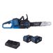 Scheppach Tronçonneuse Sans Fil Bc-cs355duo-x - Set Xl2 - Série 20v Ixes - Longueur Du Guide 35,6 Cm - Longueur De Coupe Max 33,5 Cm - 2 Batteries 4ah + Chargeur Inclus