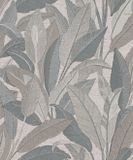 Dutch Wallcoverings Vliesbehang Renaissance Leaves Grey RE521054