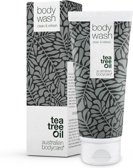 Australian Bodycare Body Wash 200 ml | Tea Tree Olie Skin Wash, Douchegel, Foot Wash - Dagelijkse Verzorging Vermindert vlekjes, puistjes, Voetschimmel, Ringworm, Schimmel, Jeuk, Acne, Lichaamsgeur & stinkende voeten