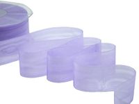 Furlanis - Slangsluier, decoratielint voor verpakkingen, bonbons, Italiaanse stof - paars, 40 mm x 50 m