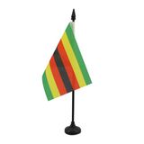 AZ FLAG Tafelvlag Zimbabwe 15x10 cm