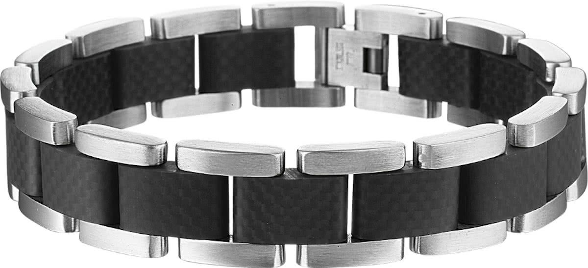 Selected Jewels Armband 8718834486533 Zilver 21 cm Staal