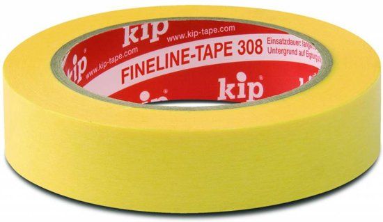 Kip 3308 Fineline tape geel 36mm