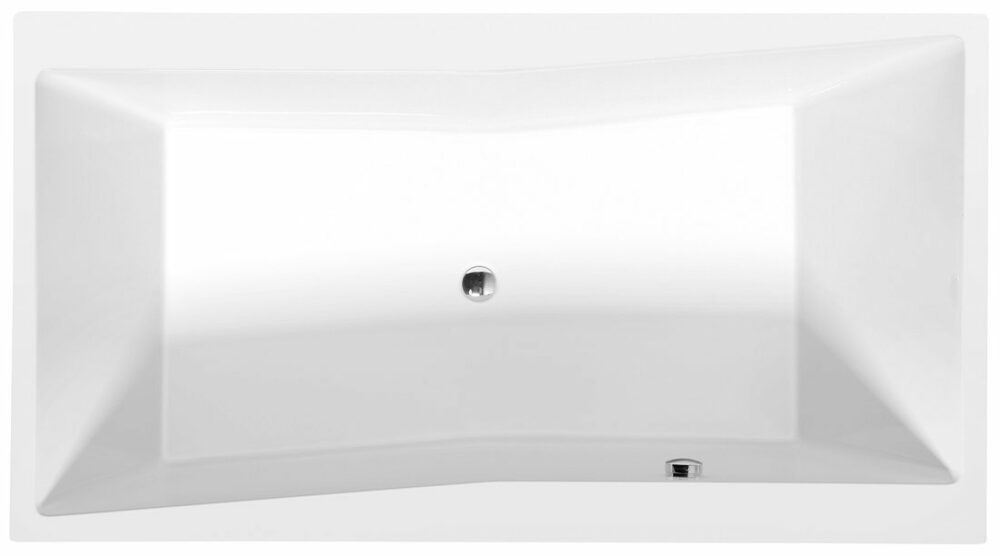 Polysan Quest Slim inbouw ligbad 180x100 cm wit