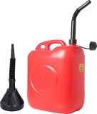 Merkloos / Sans marque Shoppartners Bv Jerrycan rood voor olie en brandstof van 20 liter met een handige grote trechter van 39 cm