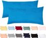 Unyqoos® Kussenslopen, set van 2, 40 x 80 cm – 100% single-jersey katoen, 140 g/m², gecertificeerd, verborgen rits, ultralicht