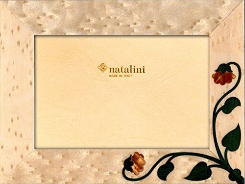 Natalini SIENA BIANCO 20X25 fotolijst met ondersteuning voor tafel, Tulipwood, wit, 20 x 25 x 1,5