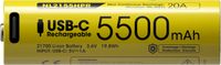 Nitecore NL2155HPR Batterie Li-Ion rechargeable 21700 5500mAh avec port USB-C