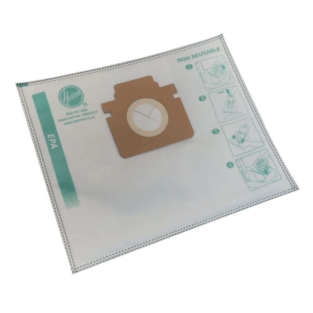 Hoover H88 Drum Vacuum Dust Bag - White Microfibre