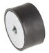 RS PRO Rubberen trildemper, binnendraad-buffer M10, Ø 50 mm x 25 mm, 60 Shore A, verpakking van 2 stuks