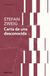 Carta Debolsillo Carta a una desconocida Paperback