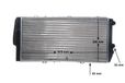 MAHLE CR 404 000S Radiateur du moteur ailettes jointes mécaniquement, boîte de vitesses manuelle