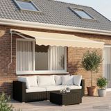 Maison Exclusive - Doek voor zonnescherm, 2,5x2 meter, crème, polyester
