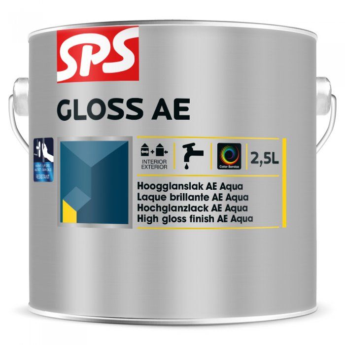 SPS Gloss AE Lak - Wit - 2,5L